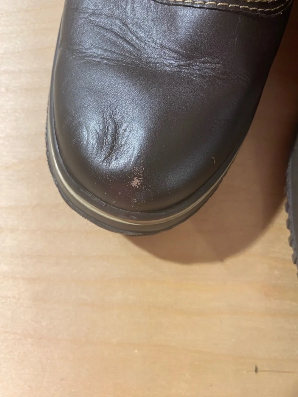Coach Brown Signature Logo Lace-Up Winter Boots 8B (RD)